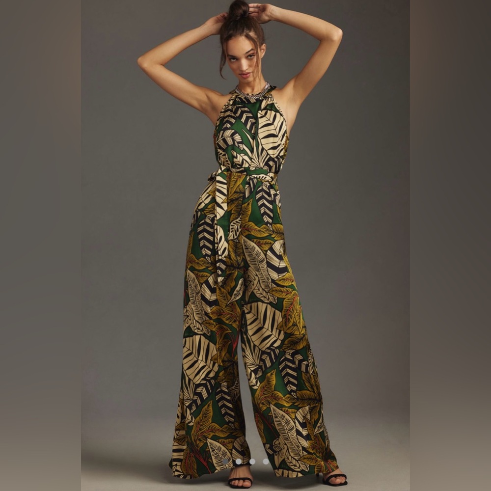 Farm Rio Halter Jumpsuit - Size S